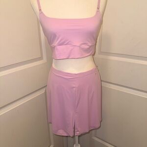 Victoria’s Secret Two-Piece Crop Top and Shorts Set